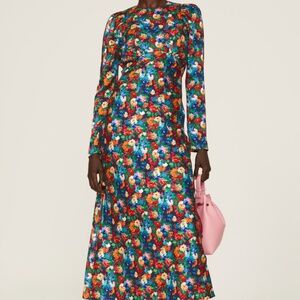 LES REVERIES Floral Dress